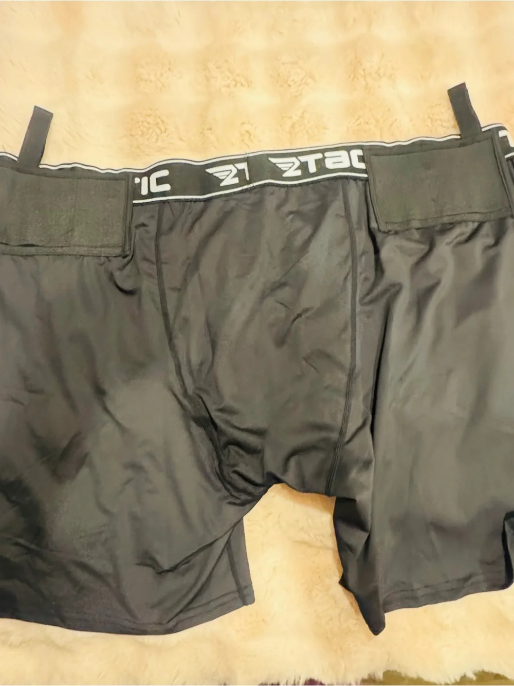 Men's Black Performance Boxer Briefs with Branded Waistband-Conceal Carry NWT